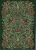 Morris & Co Bird Floral Rug Trump Green picture of the rug floral design