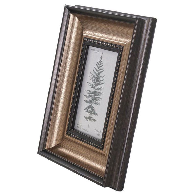 Black & Gold Photo Frame 4x6