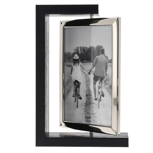 Modern Black Wood Spin Frame | Picture and Photo Frames - Default Title ...