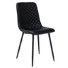 Blacky Dining Chairs Set of 4 made from durable PU fabric