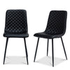Blacky Dining Chairs Set of 4 comes 4 in a box