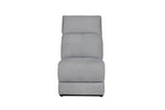 Blaine Armless Sectional - Greige front view picture