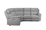 Blaine Corner Group Electric Recliner Greige side view picture