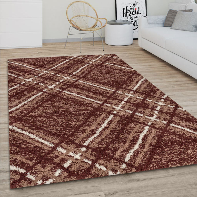 Blaze Geometric Rug 01 Ivory Orange