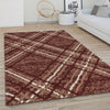 Blaze Geometric Rug 01 Ivory Orange lifestyle picture 