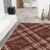 Blaze Geometric Rug 01 Ivory Orange perfect for any room