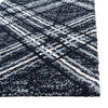 Blaze Geometric Rug 02 Navy Blue picture of the corner