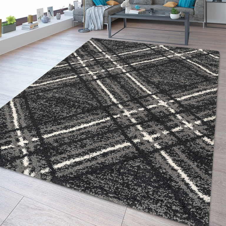 Blaze Geometric Rug 04 Grey