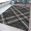 Blaze Geometric Rug 04 Grey life style picture