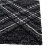 Blaze Geometric Rug 04 Grey picture of the corner