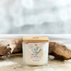 Blissful Oasis Small Soy Candle 80 g in a styled setting