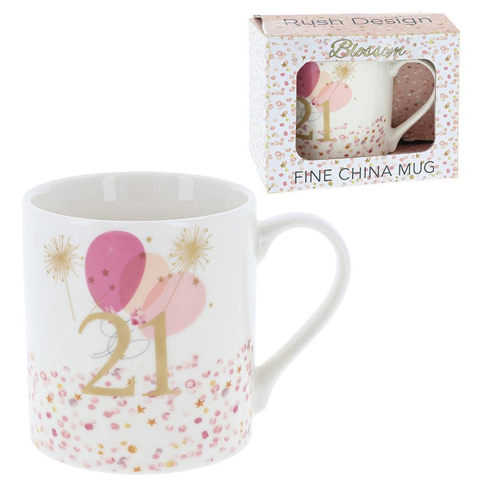 Blossom 21st Birthday Mug