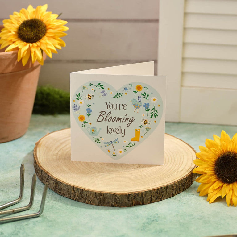 Blossom & Bloom You're Blooming Lovely Heart Card