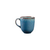 Blue reactive mug stoneware