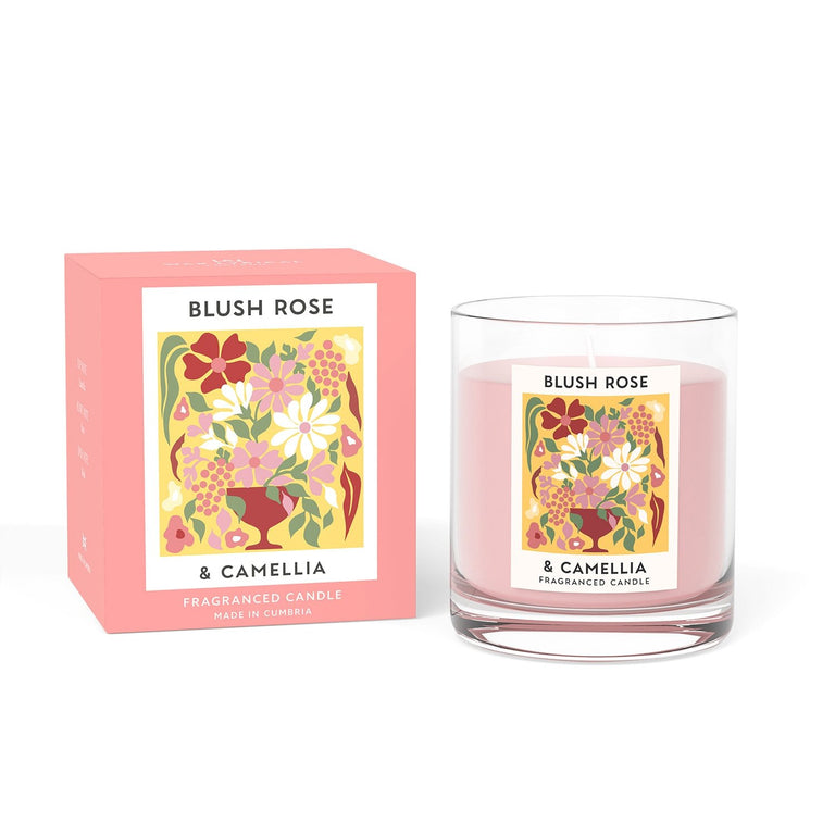 Blush Rose & Camellia Candle
