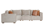 Luxurious corner sofa with Bodhi Corner Sofa Mink LHF.
