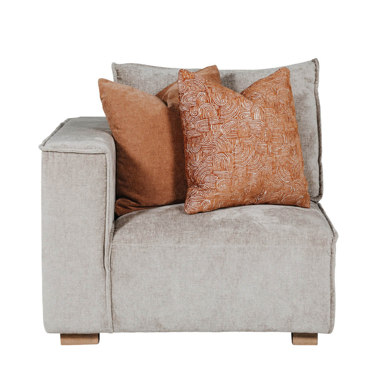 Bodhi Modular Corner Sofa Arm LHF Mink