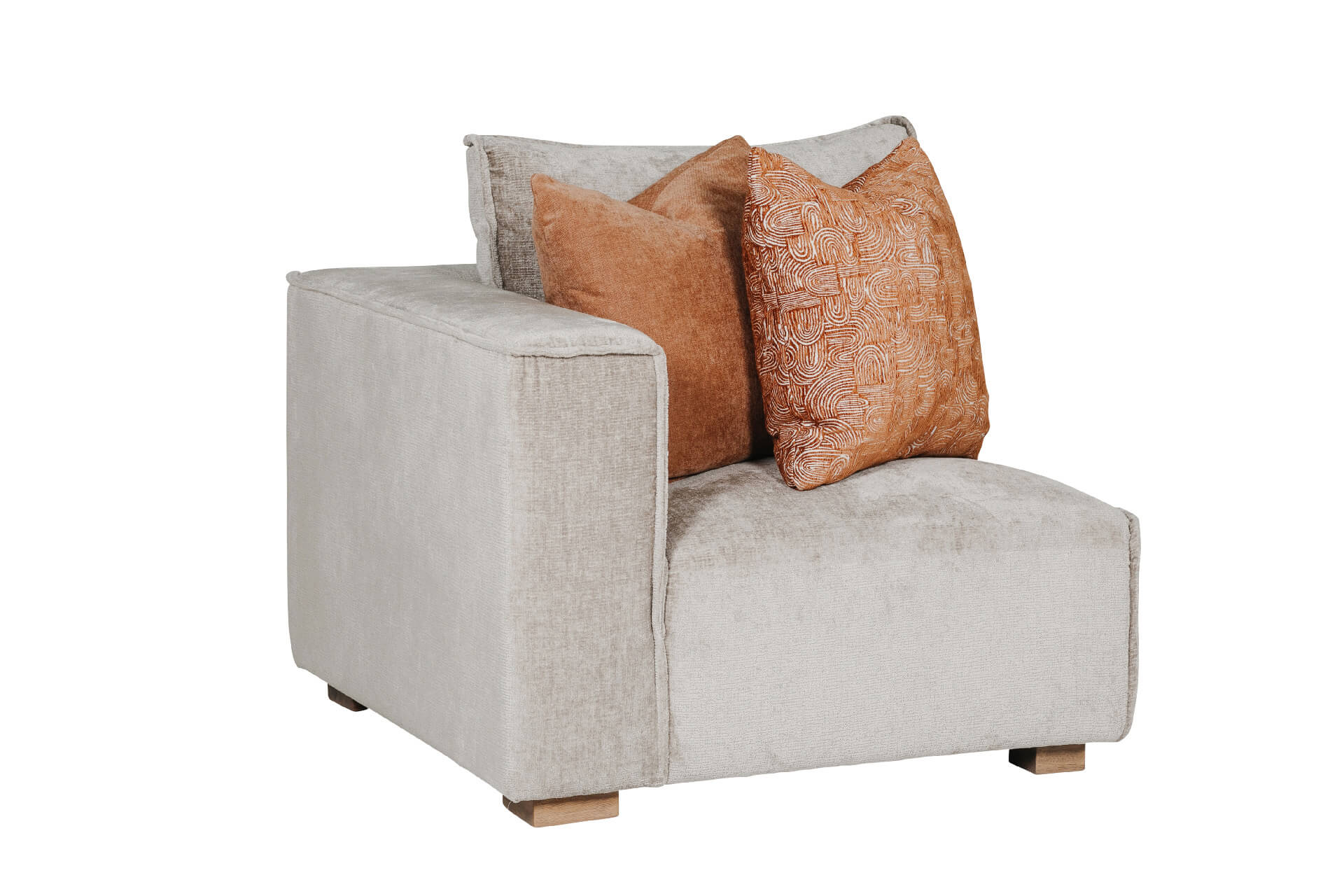 Bodhi Modular Corner Sofa Arm LHF Mink | Foy and Company - Foy and Company