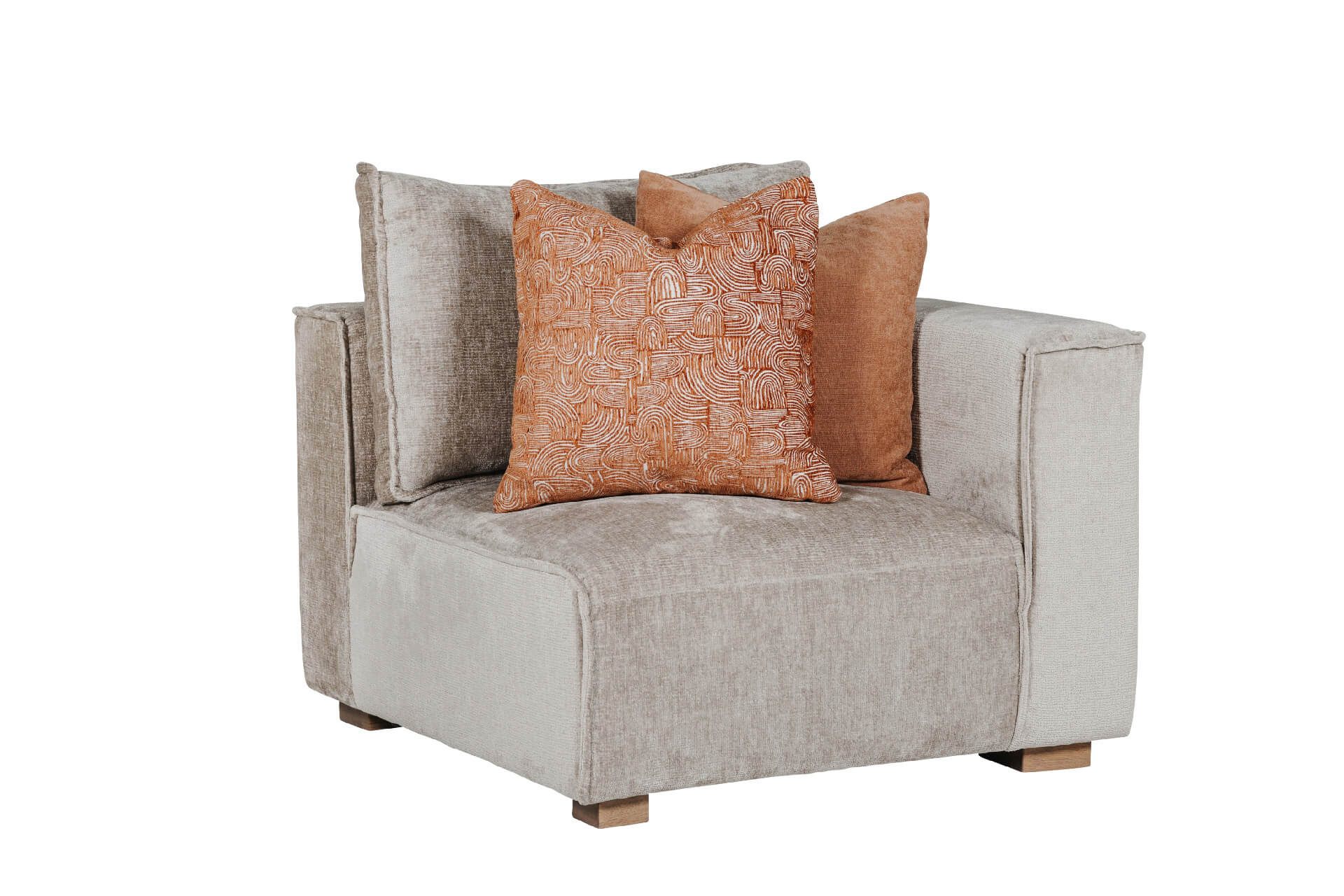 Bodhi Modular Corner Sofa Arm RHF Mink | Foy and Company - Foy and Company