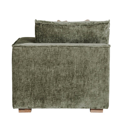 Bodhi Modular Corner Sofa Arm RHF Olive