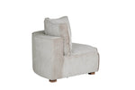 Mink Corner Sofa with Scatter Cushions for Added Comfort
