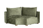 Stylish Bodhi Modular Corner Sofa Olive for Modern Interiors
