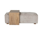 "Modern footstools and Bodhi Ottoman coffee table set"

