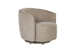 Elegant Bodhi Swivel Accent Chair Natural in Living Room
