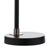 Bond Desk Lamp Black and Copper close view picture of the metal base