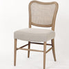 Bonnie Steeple Fabric Dining Chairs Pair of 2 fabric dining chair in a natural hue