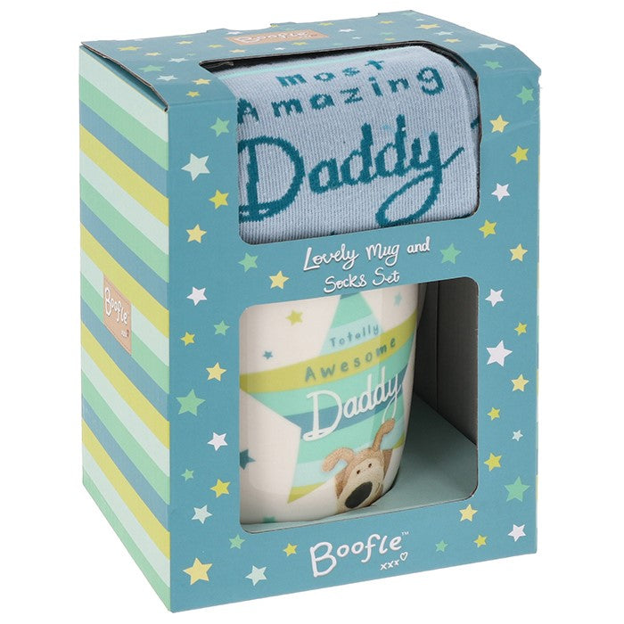 Boofle Male Mug & Sock Set Daddy - Gifts for Him Collection