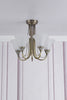Boston 5 Light Semi-Flush Antique Brass perfect fit to a various of interiors