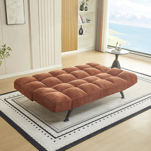 Boston Sofa Bed Liberty Deep Terra - Compact Fabric Sofa Bed