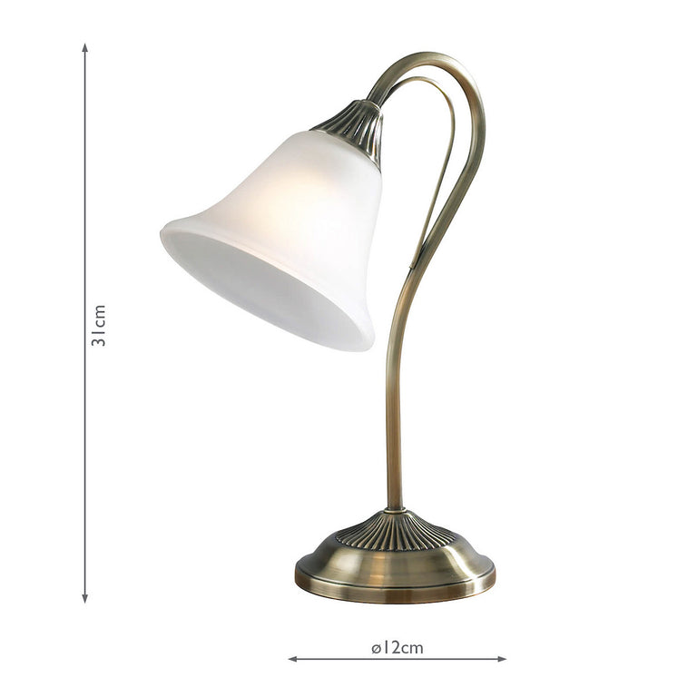 Boston Table Lamp Antique Brass - Lighting Collection for Home