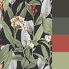 Graham & Brown Botanical Black Wallpaper picture with paint colors that will perfect fit to this wallpaper