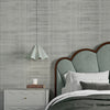 Boutique Lamont Weave Wallpaper Light Grey life style picture