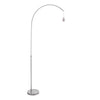 Bow Floor Lamp Satin Nickel Base Only picture of the lamp design on the white background