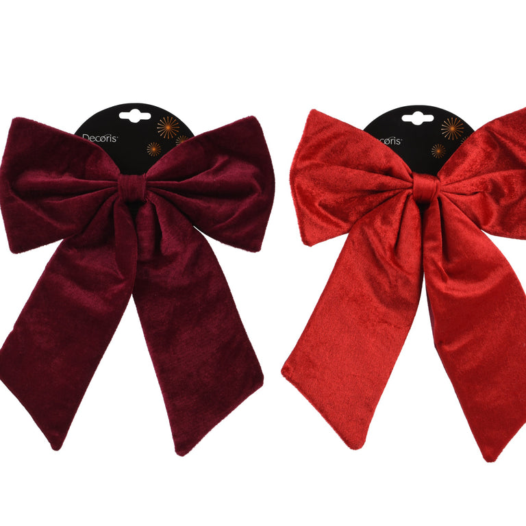 Red & Burgundy Christmas Decoration Bow for Festive Home Decor