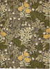 Morris & Co Bower Floral Rug Twining Vine Green picture of the rug floral design