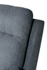 Bowie 2 Seater Recliner Sofa Azul close view picture of the backrest