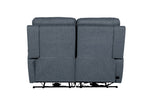 Bowie 2 Seater Recliner Sofa Azul picture from the back