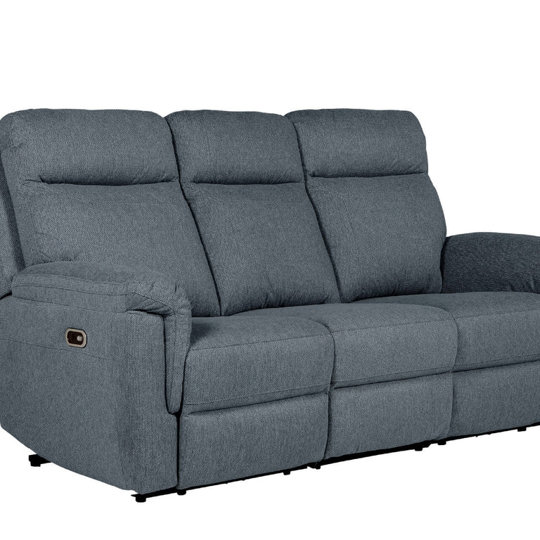 Bowie 3 Seater Recliner Sofa Azul
