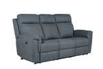 Bowie 3 Seater Recliner Sofa Azul picture on the white background