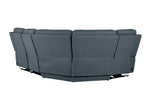Bowie Corner Sofa Electric Recliner Azul back view picture