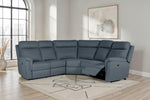 Bowie Corner Sofa Electric Recliner Azul