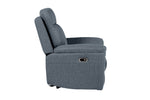 Bowie Electric Recliner Armchair Azul side view picture