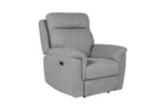 Bowie Electric Recliner Armchair Grey picture on the white background