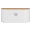 Cream bread bin with bamboo lid - Typhoon Living