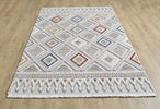 Broadway Geometric Rug 4945A Silver picture on the floor