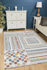 Broadway Geometric Rug 4950A Natural lifestyle picture